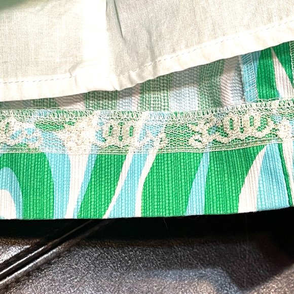 Lilly Pulitzer Dress 0 Alexa Resort White Blue Green Finders Keepers Sleeveless - Picture 8 of 10